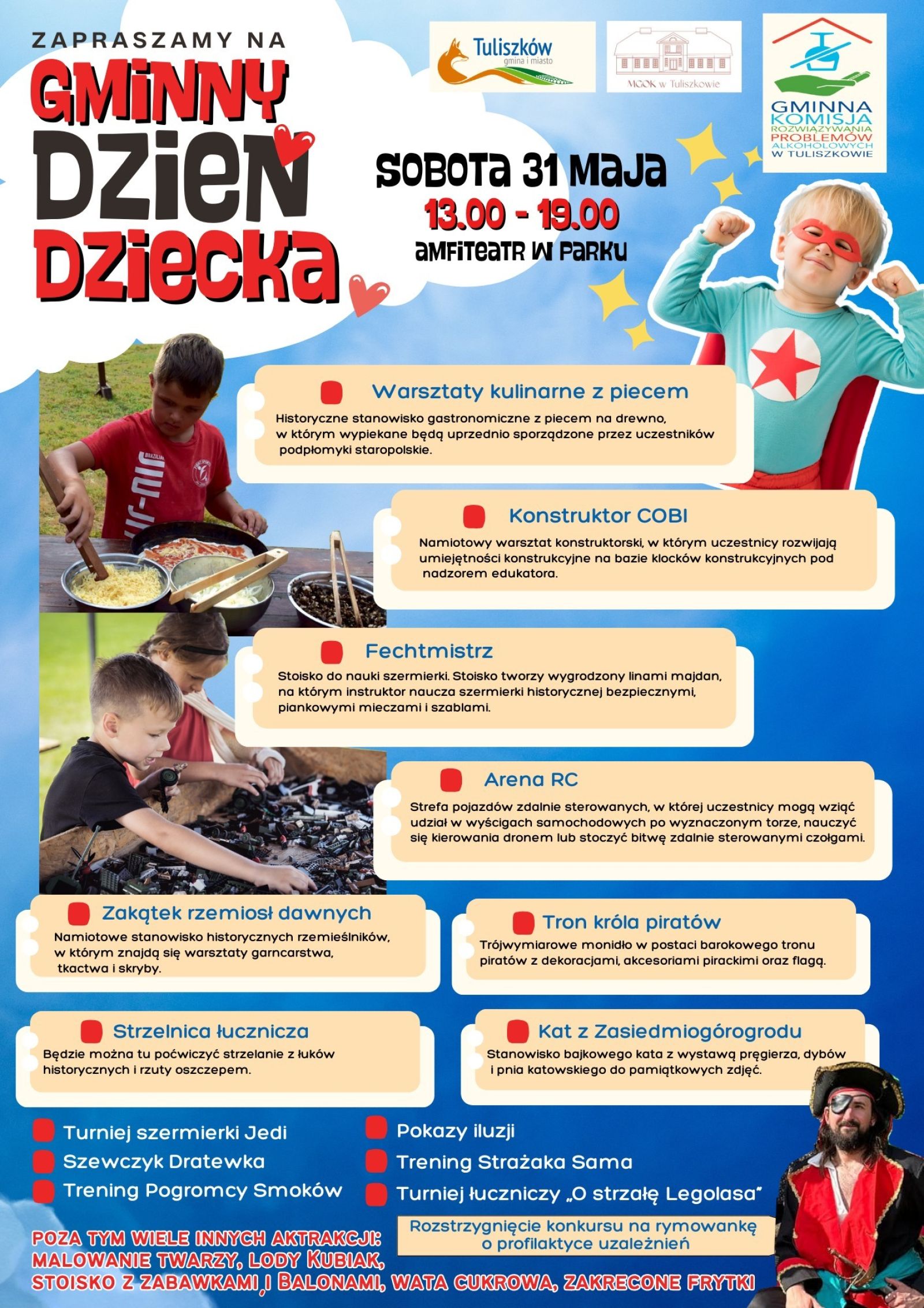 Zapraszamy na Gminny Dzień Dziecka w Tuliszkowie!