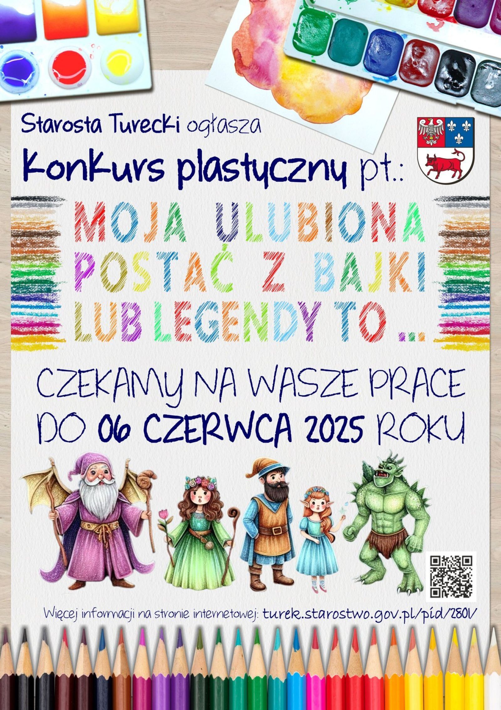 Informacja na temat konkursu plastycznego.