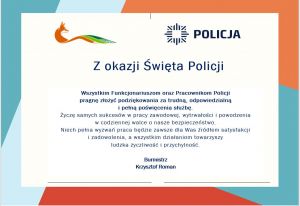 tekst życzeń z okazji Święta Policji