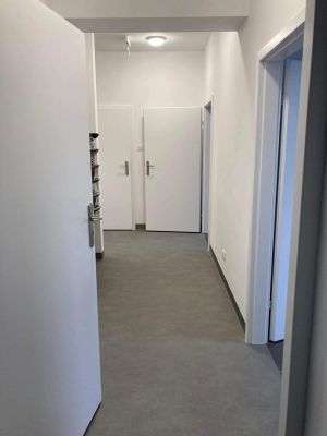 wyremontowany korytarz