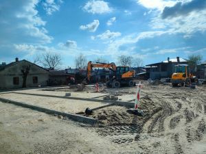 prace budowlane- Przebudowa ulicy Mickiewicza i Floriańskiej w Tuliszkowie (4)