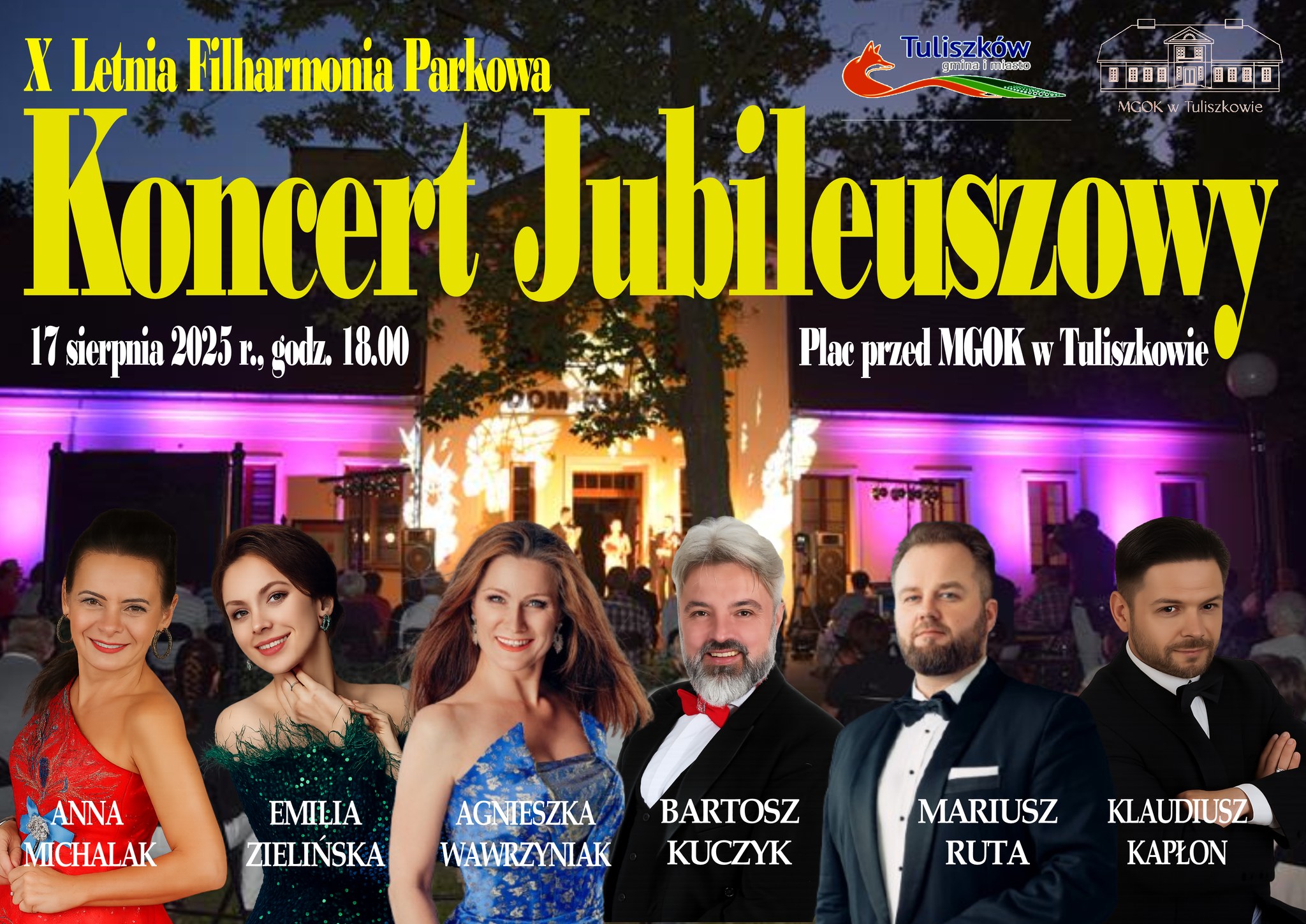X Letnia Filharmonia Parkowa - Koncert Jubileuszowy.