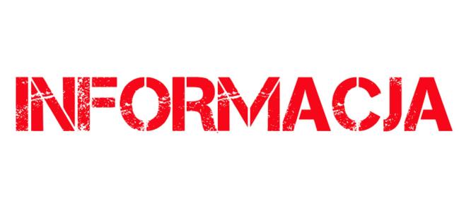 Informacja dla mieszkańców.