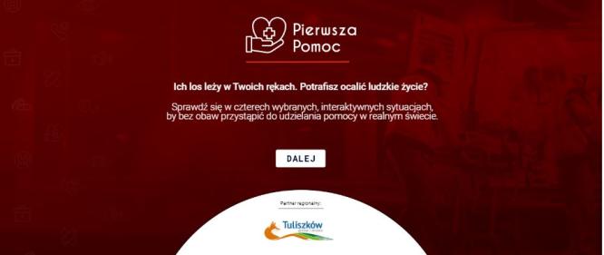 Filmy instruktażowe z zakresu pierwszej pomocy.