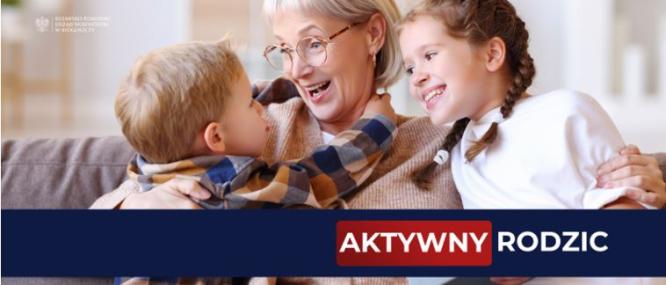 Informacja o spotkaniu na temat programu „Aktywny Rodzic”.