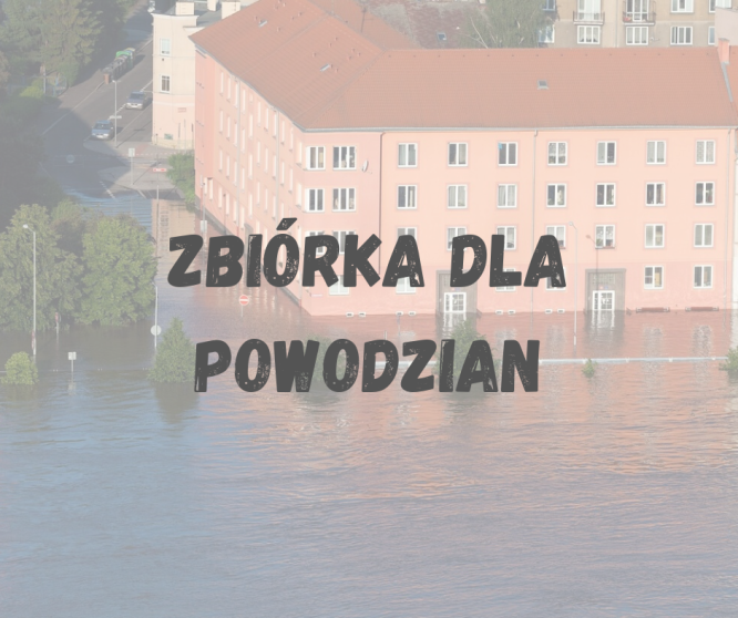 Zbiórka dla powodzian.
