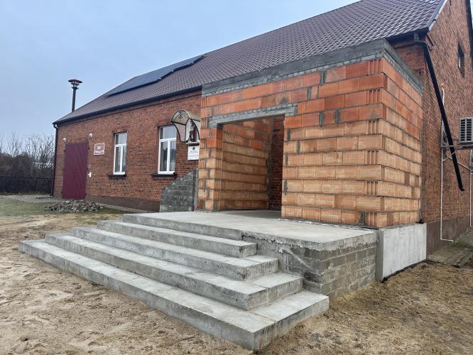 Świetlica wiejska w Ogorzelczynie rozbudowana.