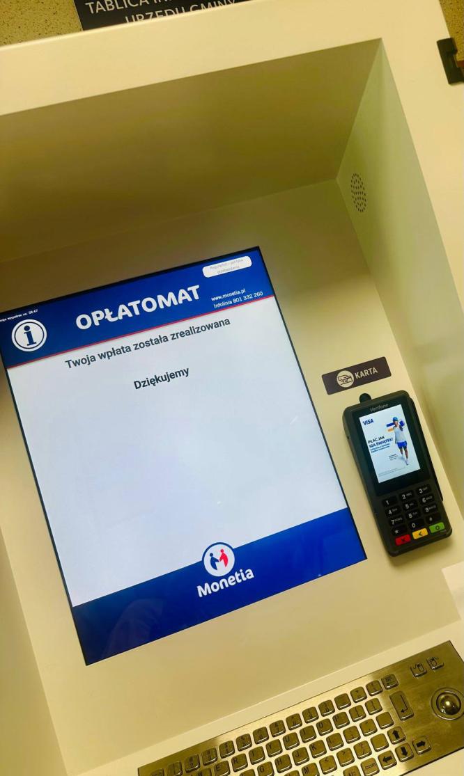 Nowoczesny opłatomat już w Urzędzie Gminy i Miasta w Tuliszkowie!