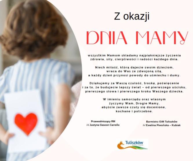 Życzenia z okazji Dnia Mamy.