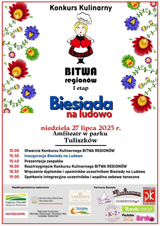 Zapraszamy na Biesiadę na Ludowo i Bitwę Regionów.