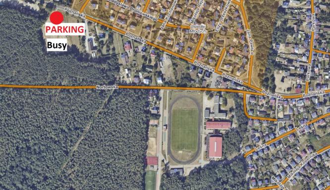 Miejsca parkingowe - Jarmark Bożonarodzeniowy