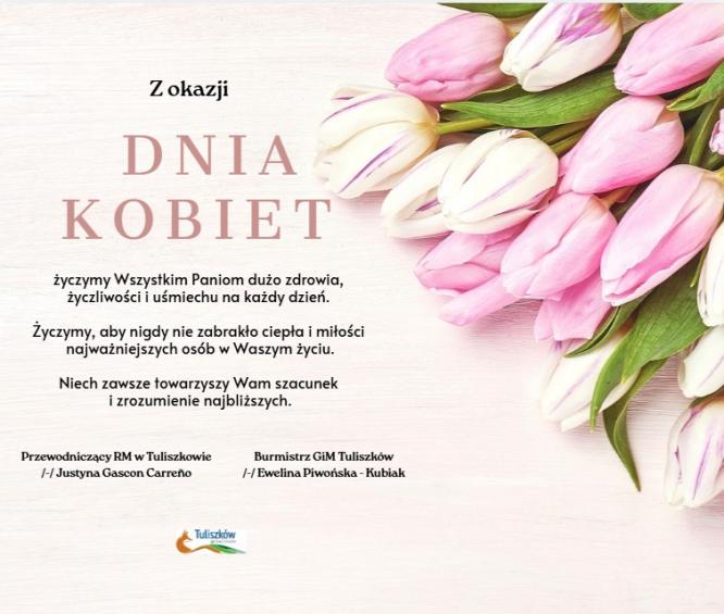 Życzenia z okazji Dnia Kobiet.