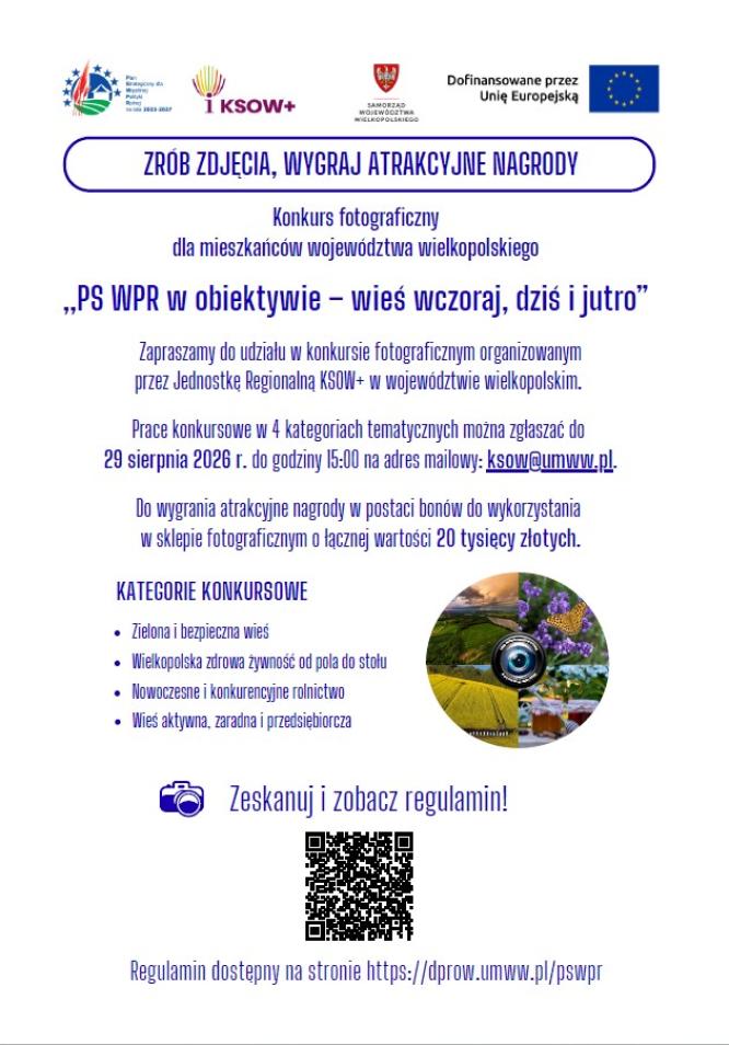 Informacja o konkursie fotograficznym.