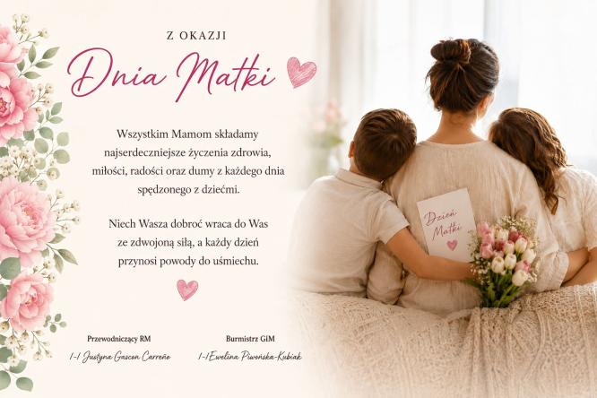 Życzenia z okazji Dnia Matki