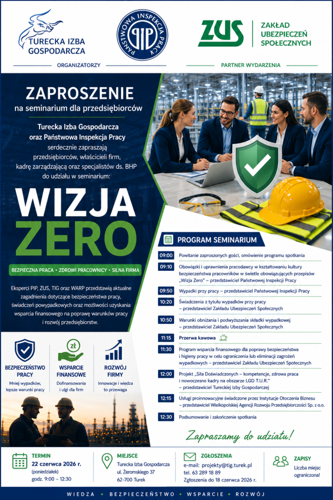 Zaproszenie na seminarium dla przedsiębiorców