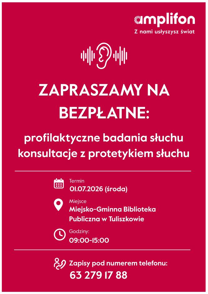 Zapraszamy na bezpłatne badania słuchu!