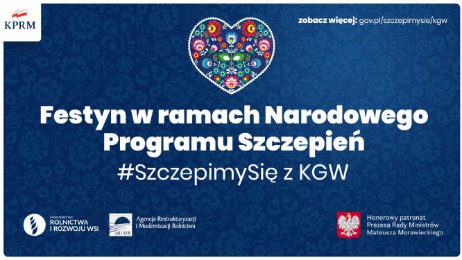Wsparcie dla kół gospodyń wiejskich za promowanie szczepień przeciw COVID-19.