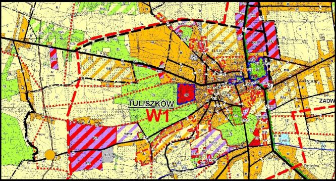 Wyłożenie do publicznego wglądu projektu miejscowego planu zagospodarowania przestrzennego.