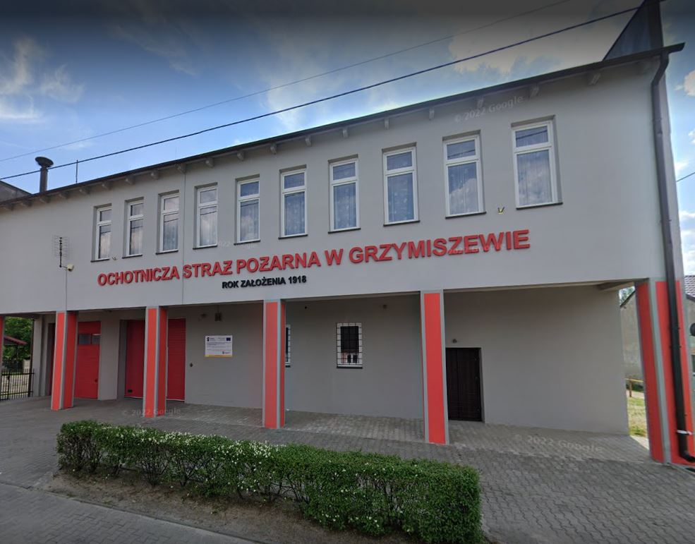 Monitoring na części bojowej budynku Ochotniczej Straży Pożarnej w Grzymiszewie.