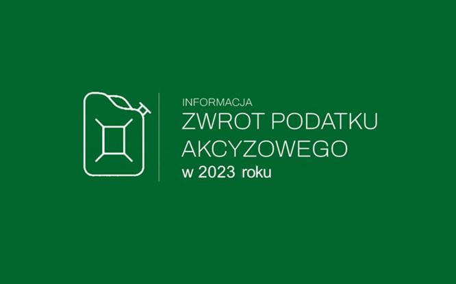Informacja dla rolników- zwrot podatku akcyzowego.